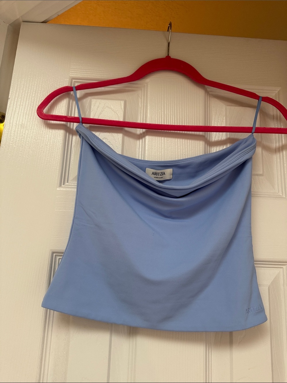 Aritzia Sky Blue Contour Tube Top